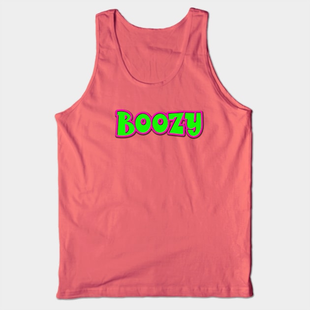 Boozy Tank Top by thedesignleague